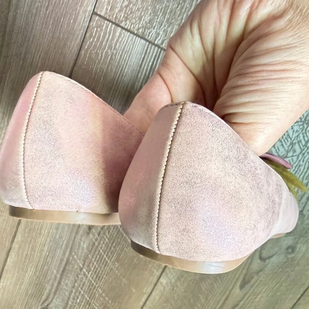 NIB Joyfolie Girl Charlotte flats shoes in Rose 2Y size 2